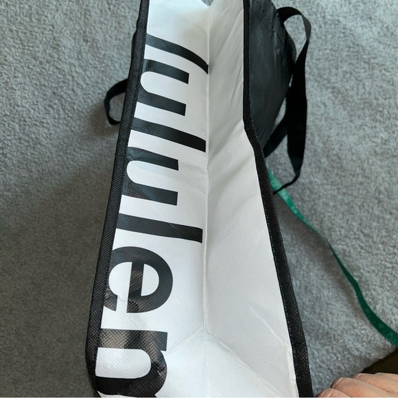 Lululemon Athletica Black Tote Sleek Minimalist Design - Picture 4 of 4